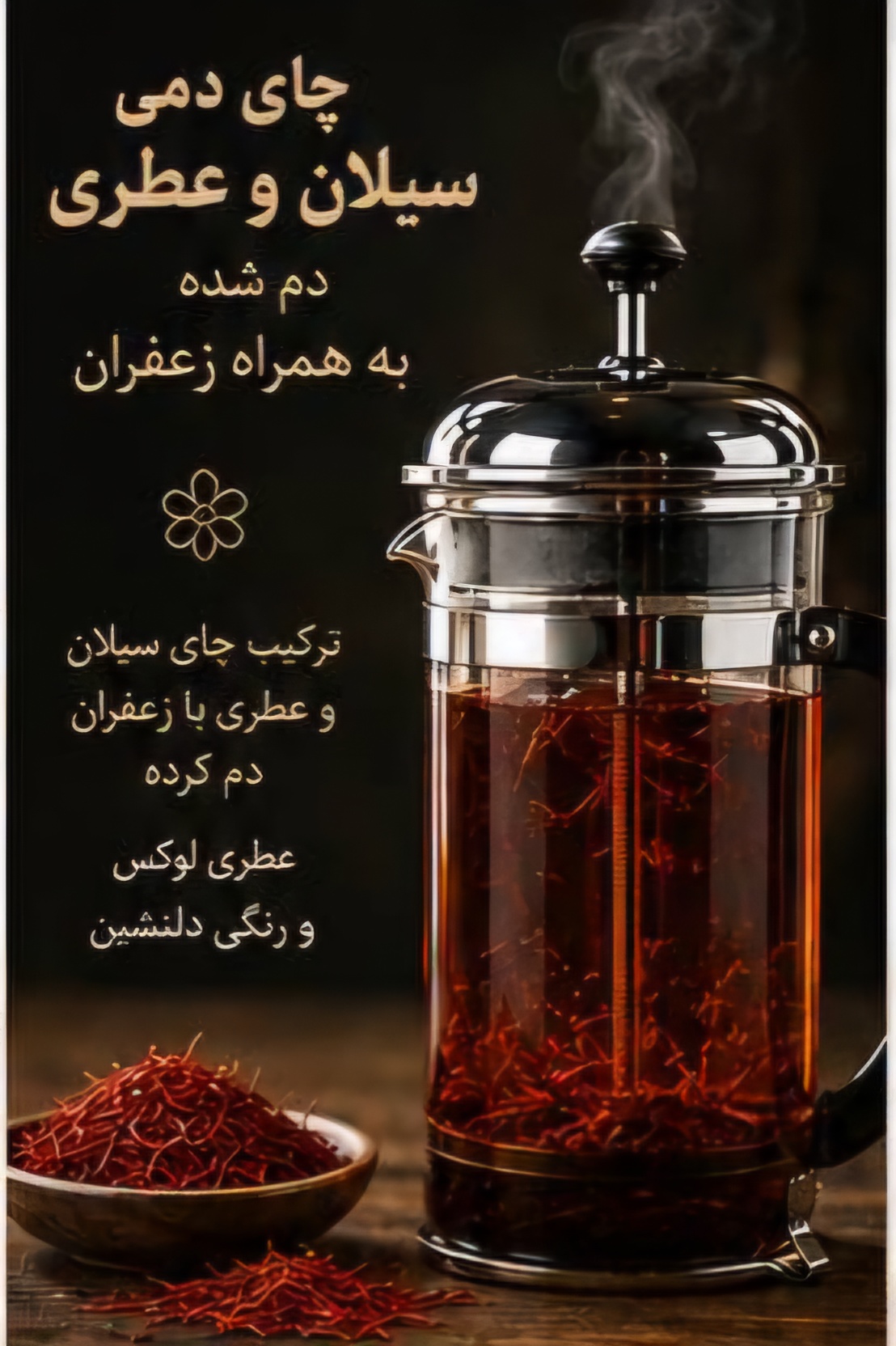 چای زعفران 